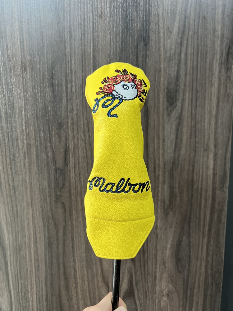 ヘッドカバー ヘッドカバー 花丸ゴルフキャラクター ドライバーカバー