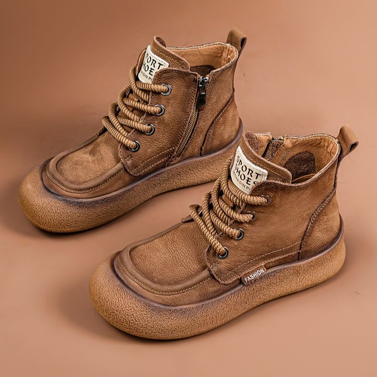 ハイカットスニーカー 伸長効果 おしゃれ サイドジッパー 厚底ソール カジュアルコーデ  脚長効果 履きやすい おしゃれ 秋 冬