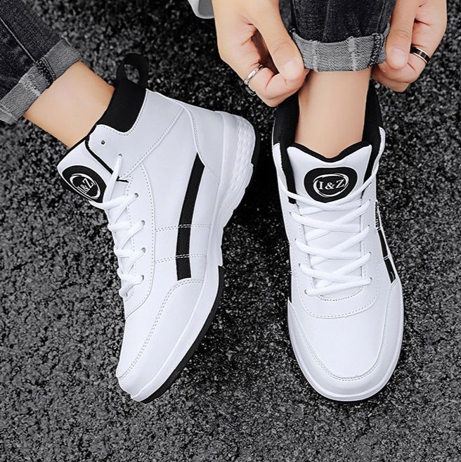 ハイカットスニーカー 快適歩行 デイリーユース スポーツ クール シンプル おしゃれ スタイリッシュ すべりにくい オールシーズン