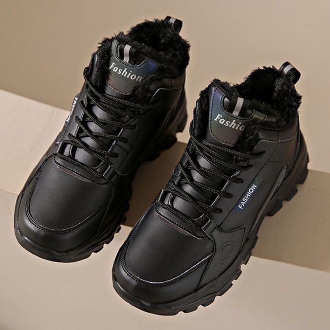 ハイカットスニーカー スポーティー アウトドア 日常使い ふわもこ裏起毛 安定感 疲れにくい 痛くならない 軽快 デイリーユース 