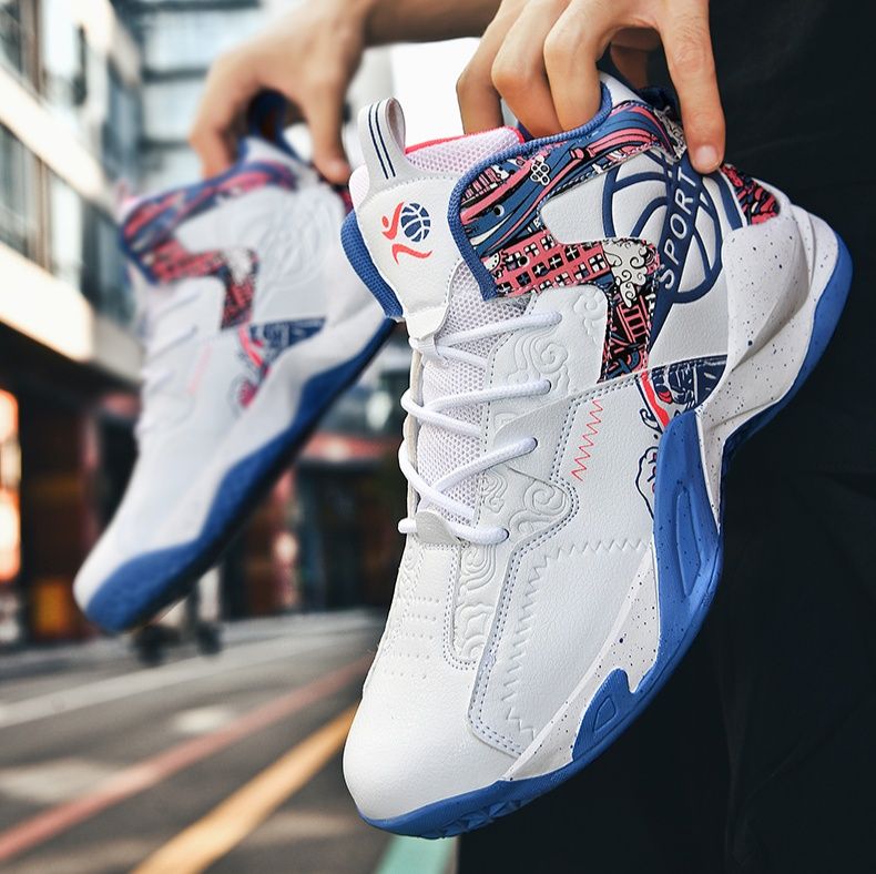 ハイカットスニーカー クッション性 衝撃吸収性 防滑性 通気性 日常使い 部活 スポーツ ランニング デイリーユース かっこいい 目立つ