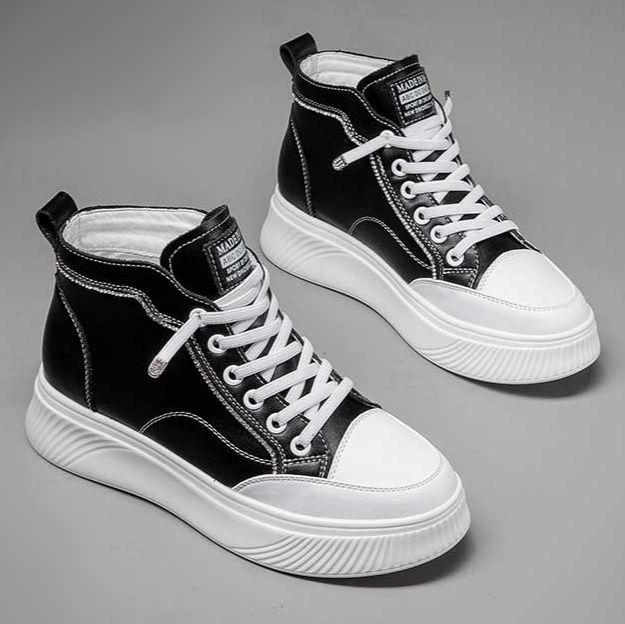 ハイカットスニーカー 人気 定番 脚長効果 美脚足長 身長アップ効果 厚底ソール 疲れにくい 痛くならない 歩きやすい クッション