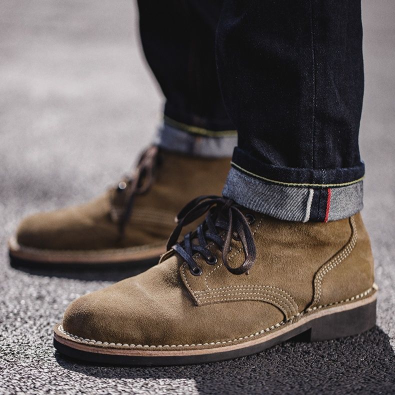 ハイカットスニーカー 定番 おしゃれ シンプル クール ショートブーツ すべりにくい ワークブーツ アウトドア ハイキング 