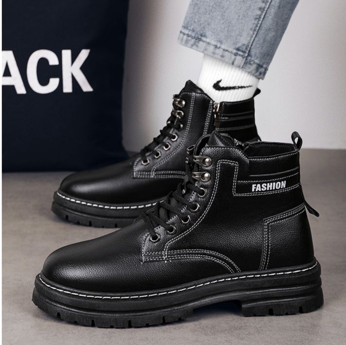 ハイカットスニーカー 高級感 ビジネス 通勤 会社 おしゃれ スタイリッシュ きれいめ 通気性 軽快 快適歩行 すべりにくい 安定感