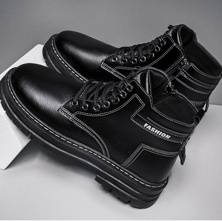 ハイカットスニーカー 高級感 ビジネス 通勤 会社 おしゃれ スタイリッシュ きれいめ 通気性 軽快 快適歩行 すべりにくい 安定感