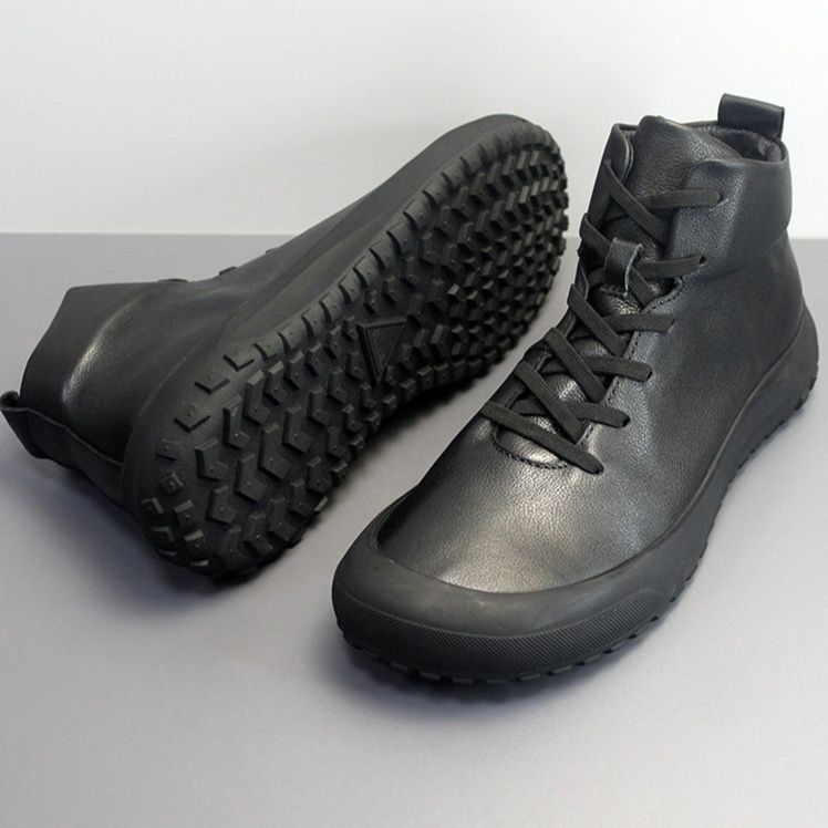 ハイカットスニーカー 本革 おしゃれ スタイリッシュ きれいめ クール ビジネス 通勤 会社 歩きやすい クッション 安定感  伸長効果