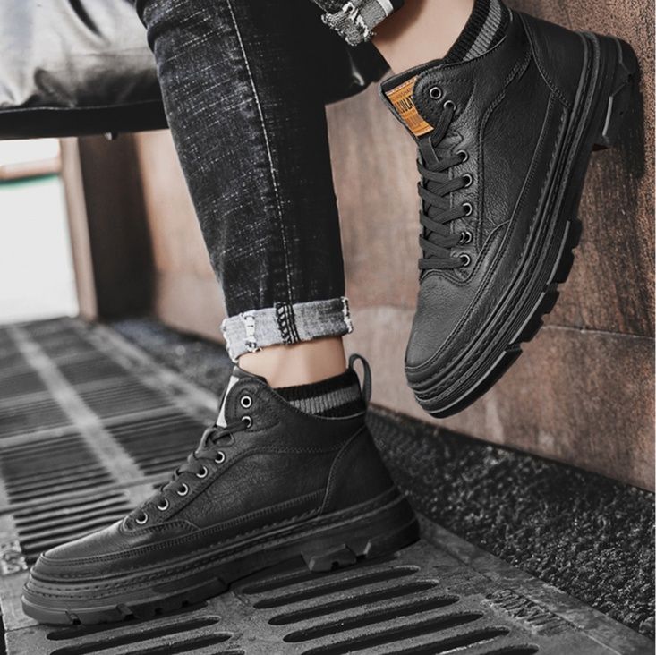 ハイカットスニーカー 定番 ビジネス 通勤 会社 おしゃれ スタイリッシュ きれいめ 歩きやすい クッション 安定感 スタイルアップ