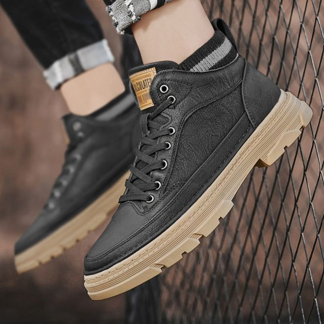 ハイカットスニーカー 定番 ビジネス 通勤 会社 おしゃれ スタイリッシュ きれいめ 歩きやすい クッション 安定感 スタイルアップ