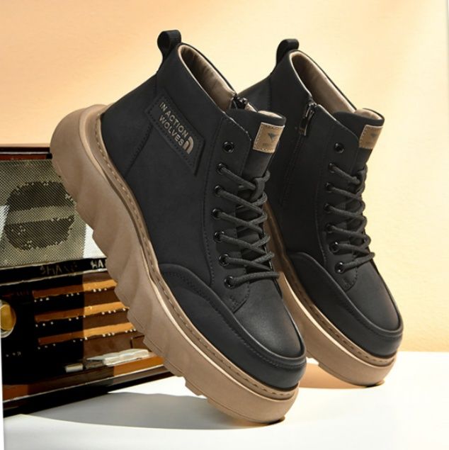 ハイカットスニーカー 定番 おしゃれ スタイリッシュ きれいめ クール 履きやすい 歩きやすい クッション 安定感 厚底