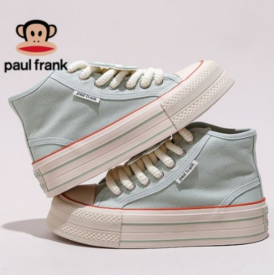 ハイカットスニーカー シンプル カジュアル 可愛い かわいい 目立つ 遊び心 デイリーコーデ デイリーユース 履きやすい 歩きやすい 