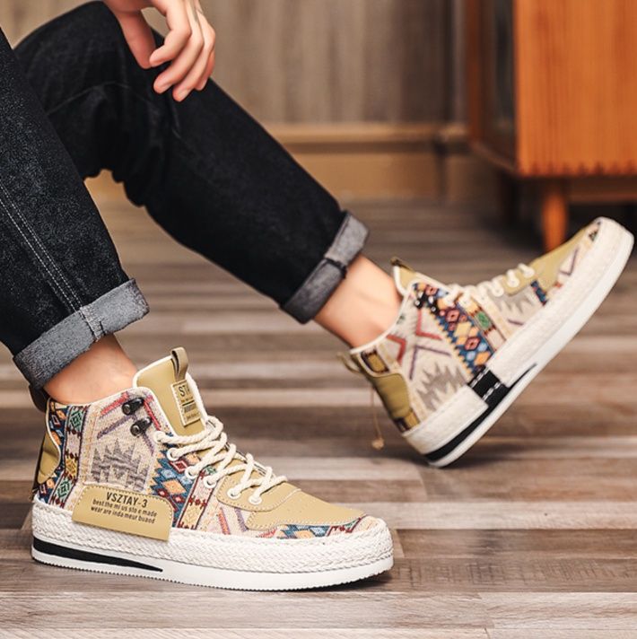 ハイカットスニーカー かっこいい 目立つ 遊び心 おしゃれ 履きやすい 歩きやすい クッション ビジネス 通勤 会社 通学 学校