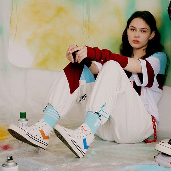 【ワントーン】ハイカットスニーカー ダークブラウン | スエード調 アウトドアテイスト ユニセックス