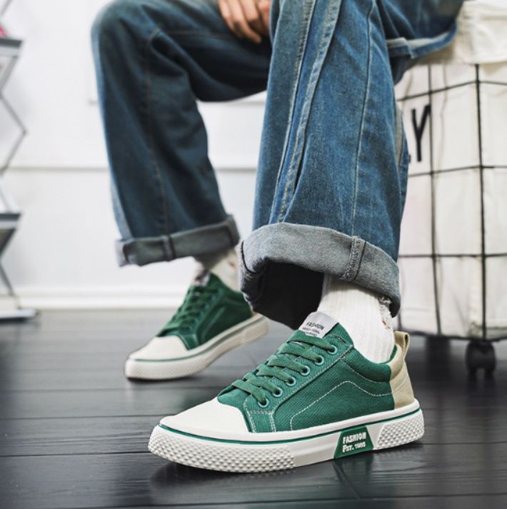 【アースカラー・ワーク】ミッドカット ヌバックブーツ ブラウン×カーキ | レイヤードアッパー クッションソール タフ・カジュアル