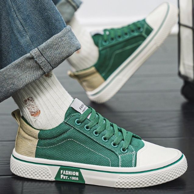 【アースカラー・ワーク】ミッドカット ヌバックブーツ ブラウン×カーキ | レイヤードアッパー クッションソール タフ・カジュアル