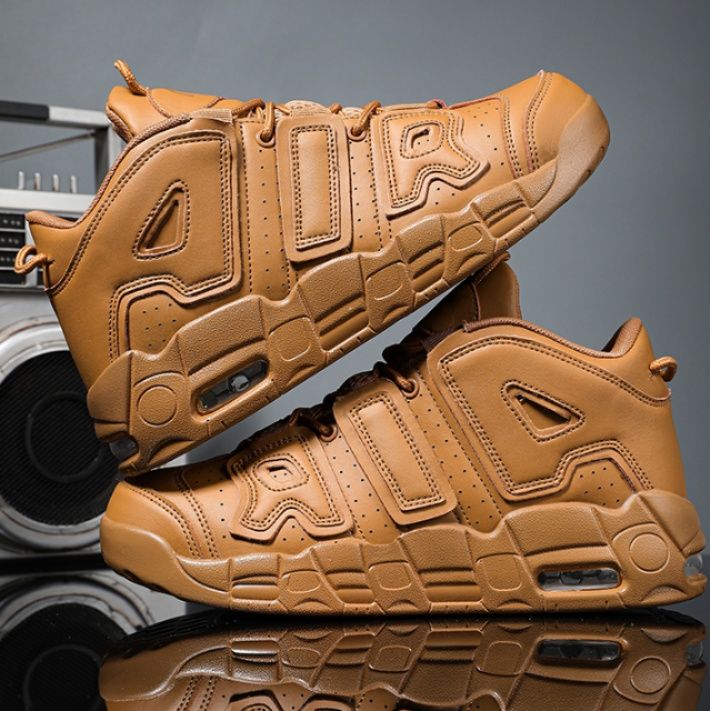 【サイケデリック・コート】バスケットシューズ ホワイト×タイダイマルチカラー | ビッグロゴデザイン ビジブルエア搭載 ストリート・パフォーマンス