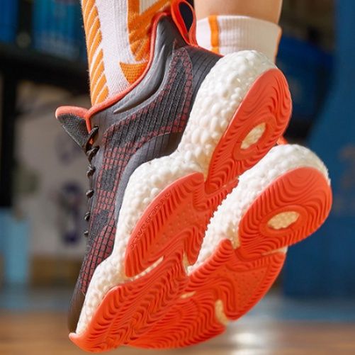 【ルミナス・ピンク】ローカット・バスケットシューズ パステルピンク×バブルソール | テクスチャーメッシュアッパー 高弾性ミッドソール スポーツ・ガールズ