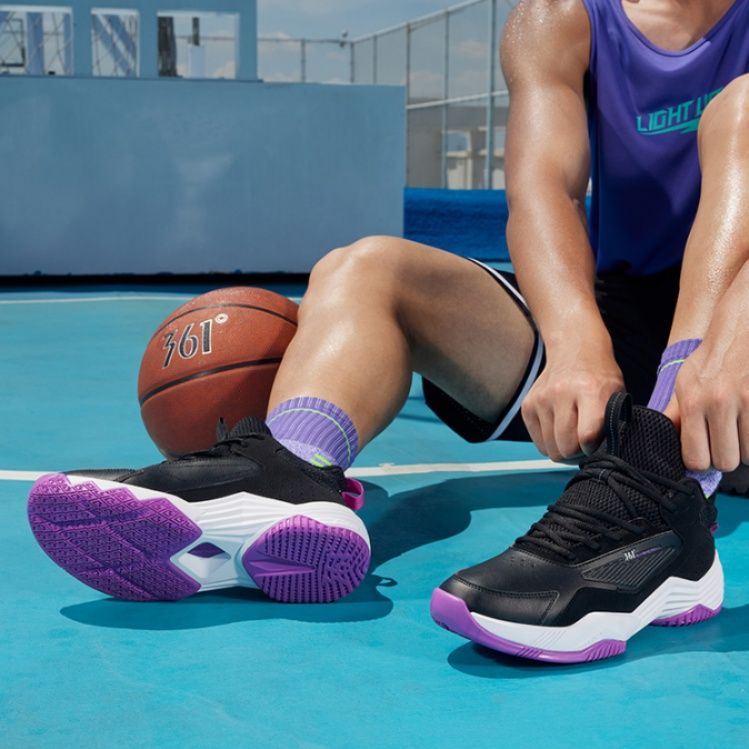 【ストリート・エッジ】ミッドカットスニーカー ホワイト×セージグレー | チャンキー・ロープシューレース サイドロゴデザイン 厚底マルチカラーソール