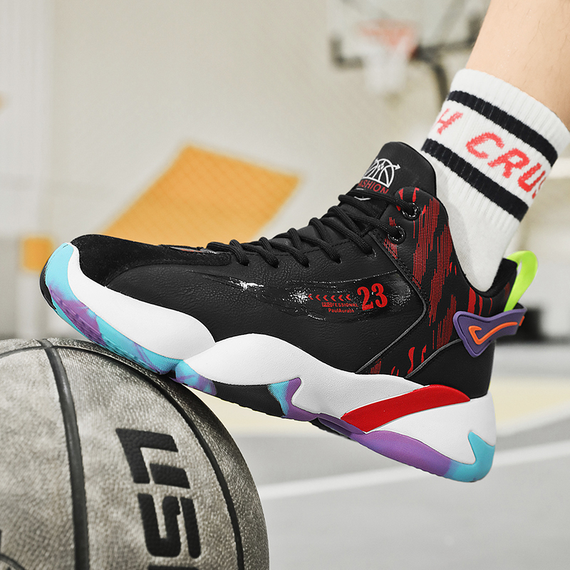 ハイカットスニーカー モダンハイトップスポーツシューズ