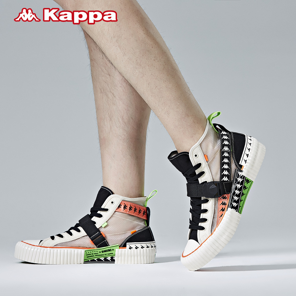 ハイカットスニーカー スタイリッシュ厚底ハイカット