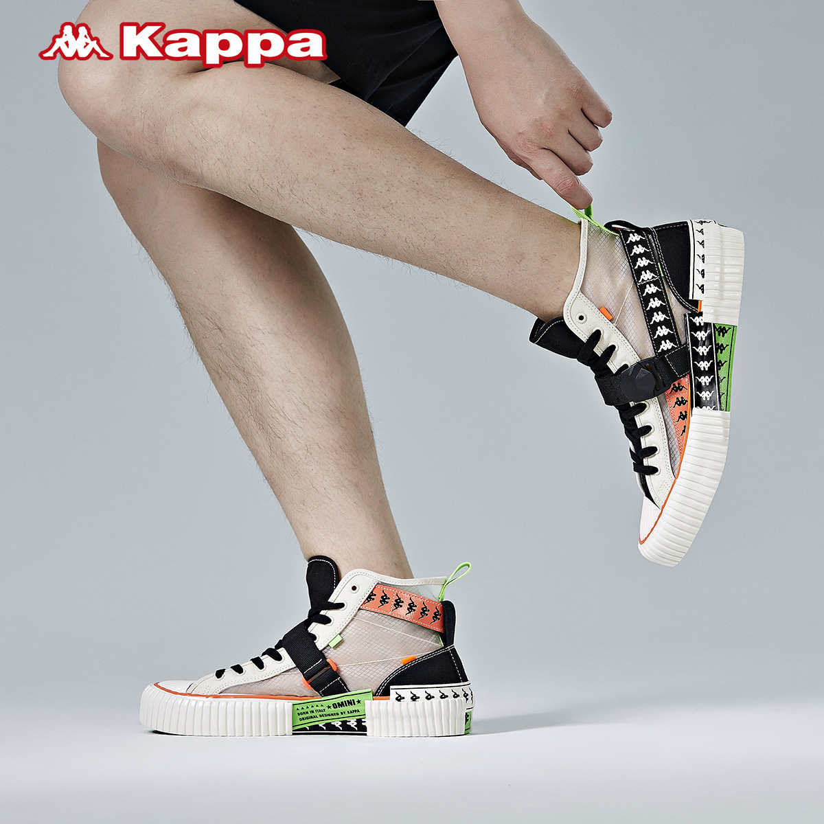 ハイカットスニーカー スタイリッシュ厚底ハイカット