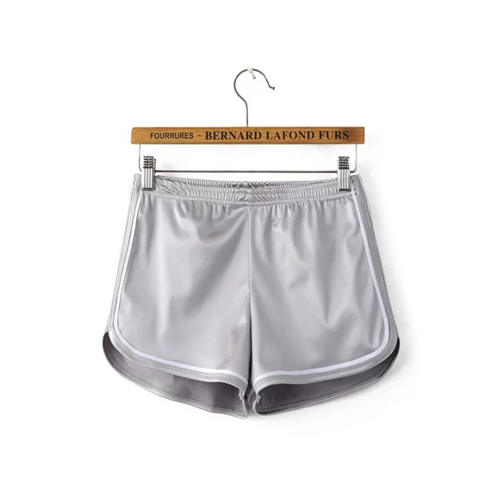 ハイウエスト パンツ シンプル スポーティー ショートパンツ