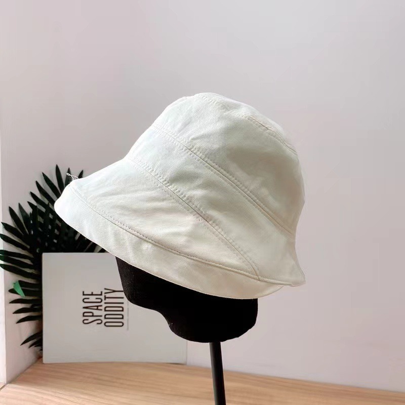 日焼け対策グッズ 深めのつば広バケットハット紫外線カット帽子