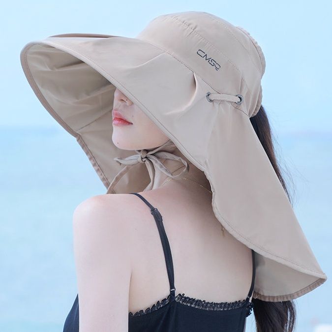 日焼け対策グッズ 多機能首まで守る紫外線カット帽子
