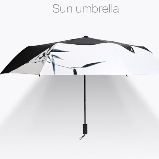 日焼け対策グッズ 完全遮光折りたたみ日傘猫柄デザイン