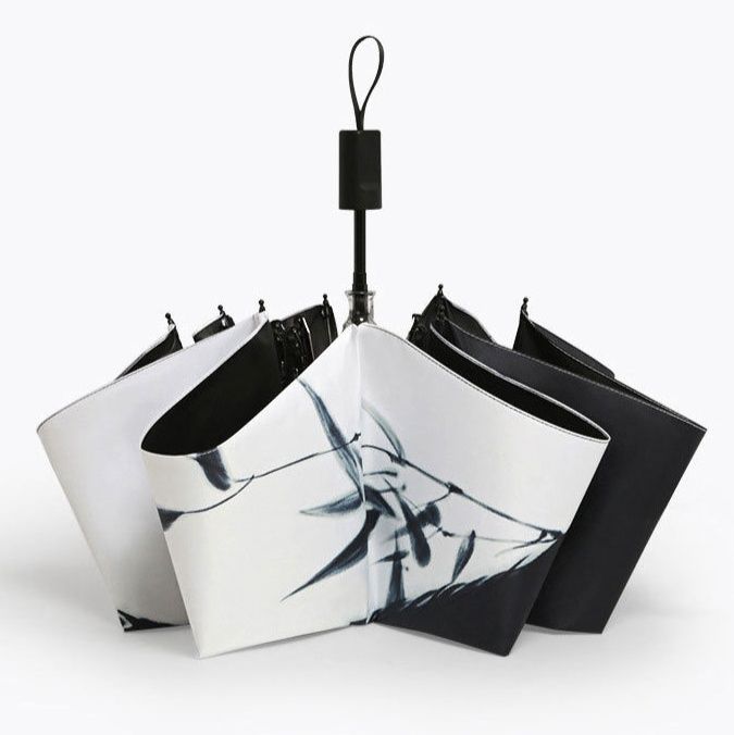 日焼け対策グッズ 完全遮光折りたたみ日傘猫柄デザイン