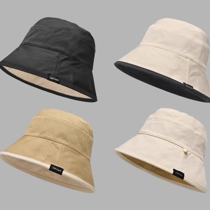 日焼け対策グッズ 紫外線カット深めつば広バケット型日除け帽子
