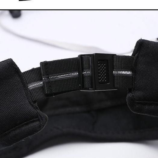 日焼け対策グッズ 頭頂開き付きワイドつば紫外線防止サンバイザー帽子