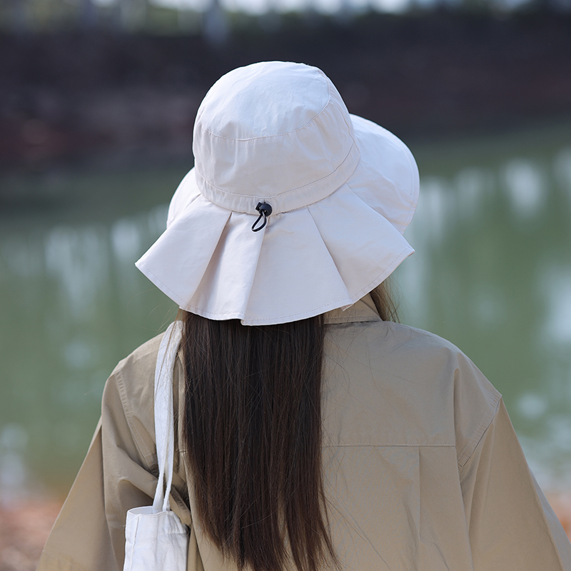 日焼け対策グッズ 紫外線カット 後ろ姿美人ハット