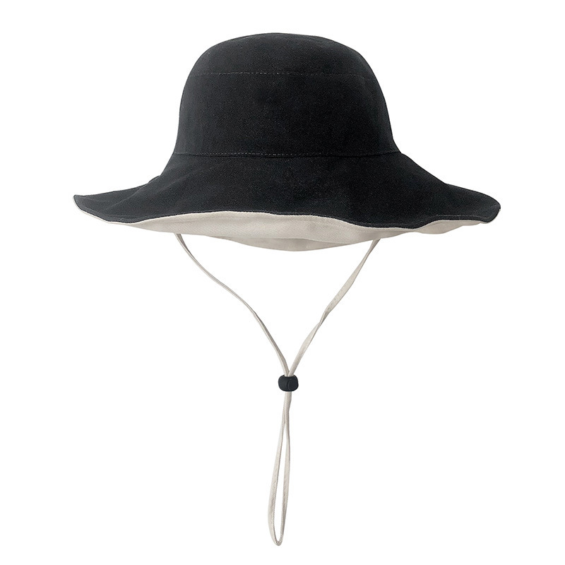 日焼け対策グッズ 両面使える広つば日よけ帽子