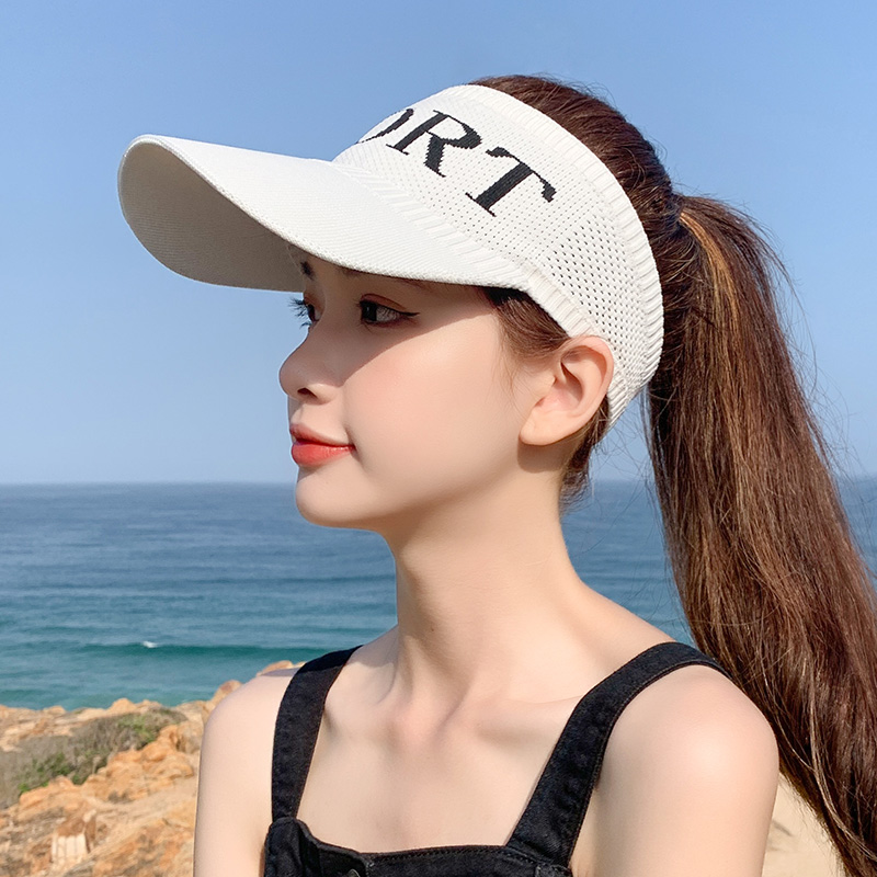 日焼け対策グッズ おしゃれヘアスタイル守る日よけサンバイザー