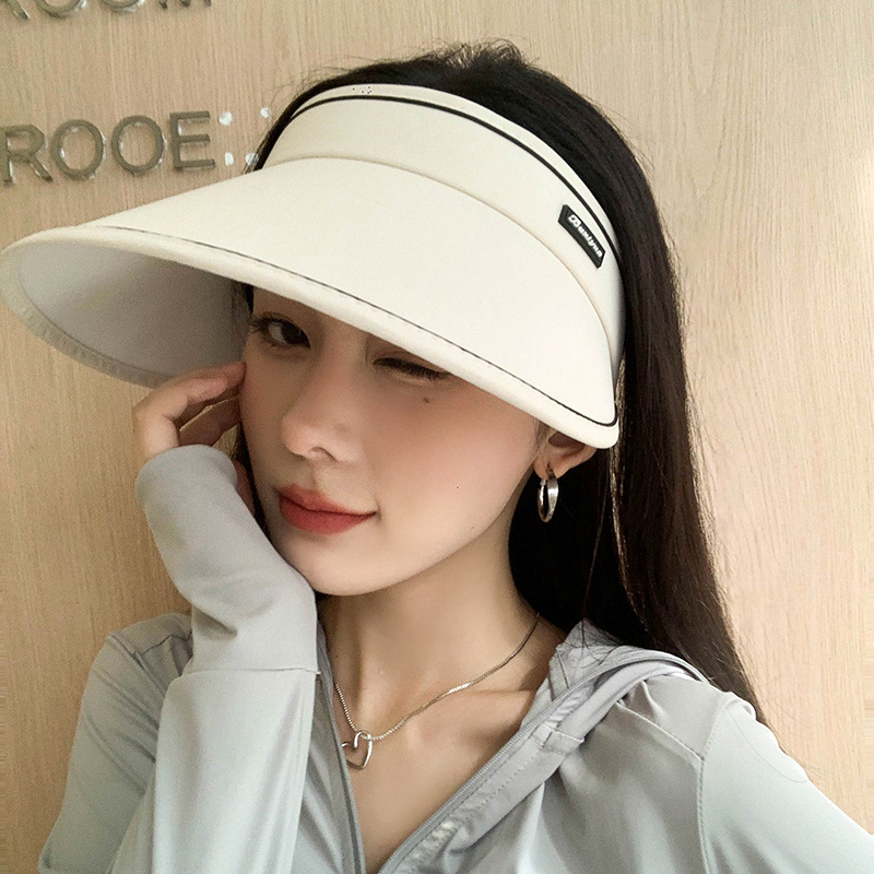 日焼け対策グッズ シンプル優雅サンバイザー