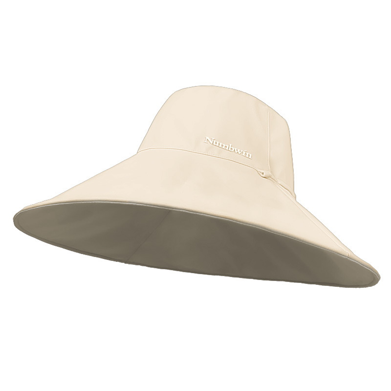 日焼け対策グッズ 紫外線防止率五十プラス首元ガード付きワイドつば帽子