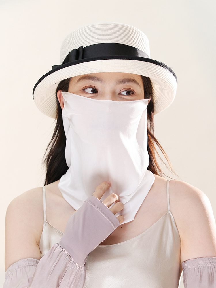 日焼け対策グッズ 涼やか美肌フェイスカバー