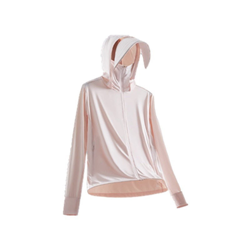 日焼け対策グッズ 全身完全防護紫外線対策フード付きジップアップウェア