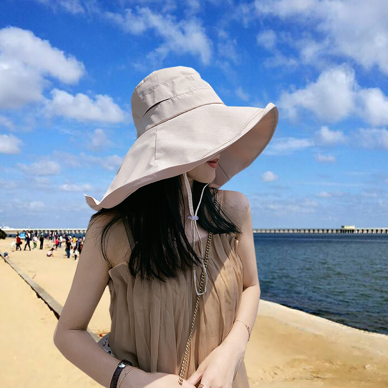 日焼け対策グッズ ワイドブリム 紫外線カット 帽子