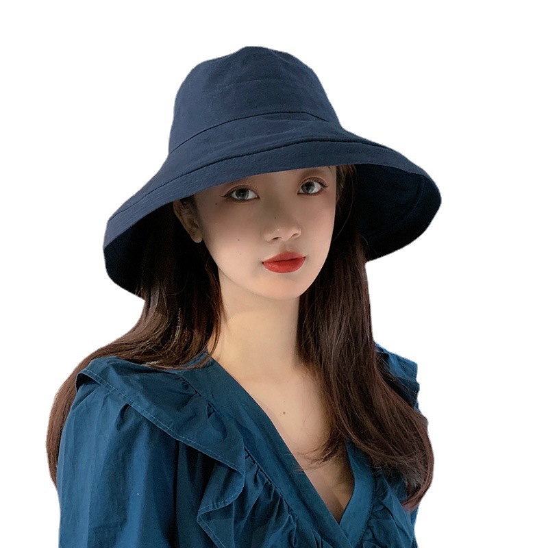 日焼け対策グッズ 小顔効果抜群つば広日除けバケットハット帽子