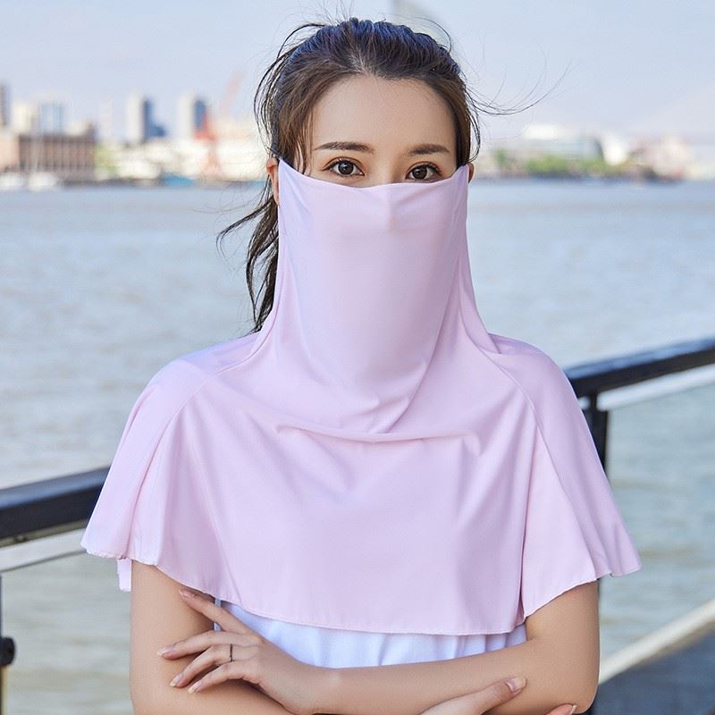 日焼け対策グッズ フェイスガード ネックカバー