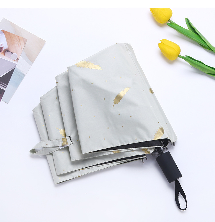 日焼け対策グッズ 軽量コンパクト八骨折りたたみ日傘