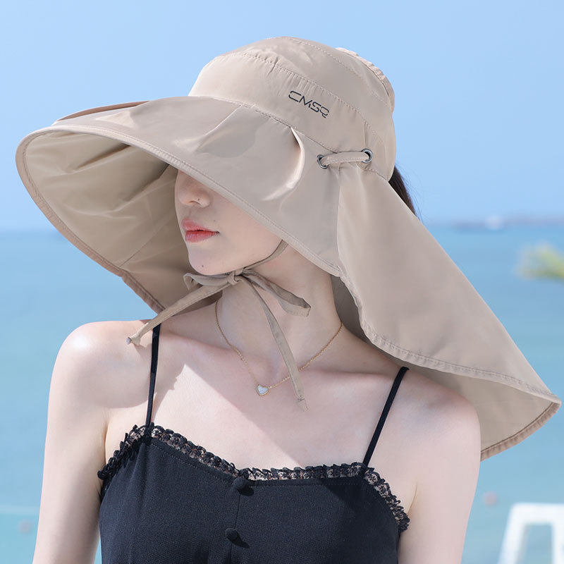 日焼け対策グッズ 多機能首まで守る紫外線カット帽子