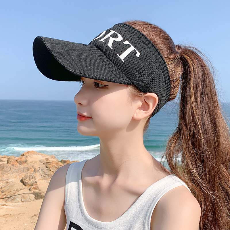 日焼け対策グッズ おしゃれヘアスタイル守る日よけサンバイザー