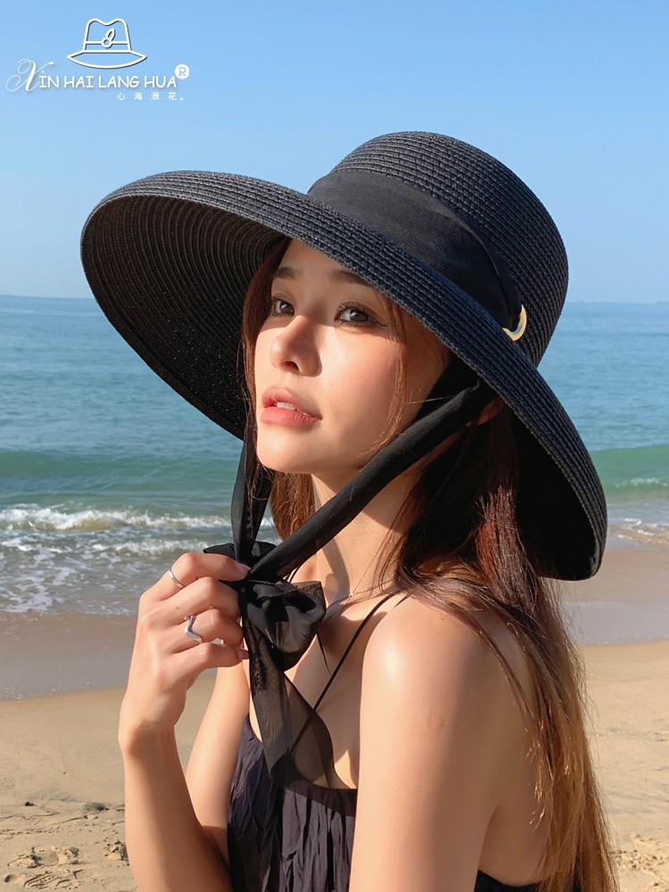 日焼け対策グッズ 優美リゾート 麦わら日よけ帽子