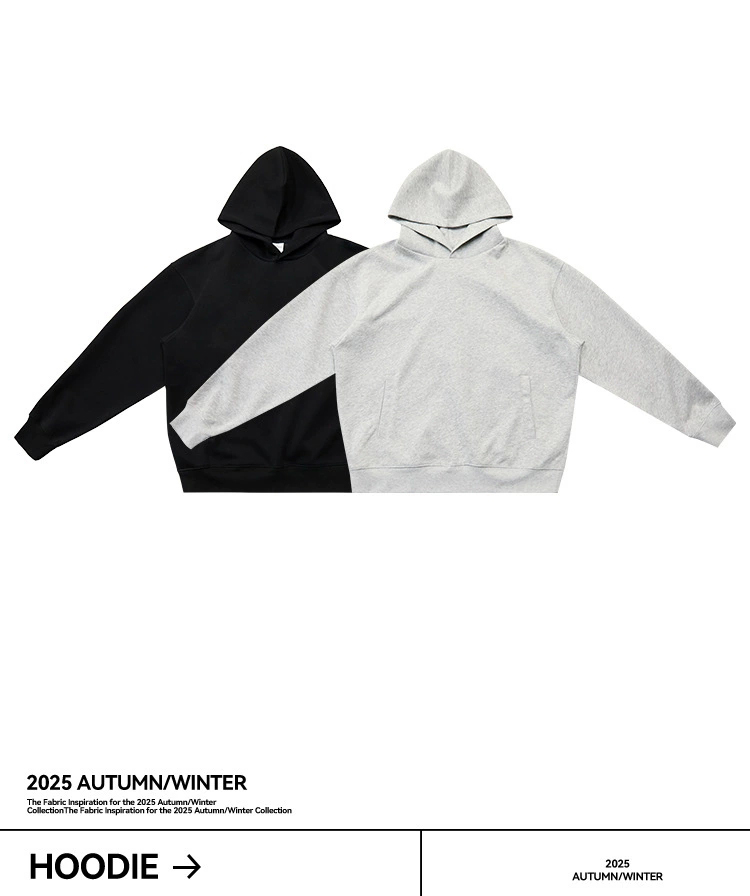 パーカー 無地プルオーバーパーカー 男女兼用 秋冬新作 全2色