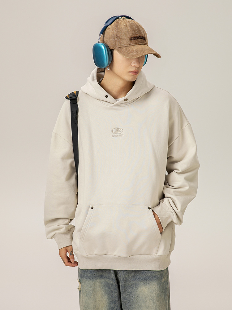 厚手生地４００グラム刺繍入りパーカー男女兼用