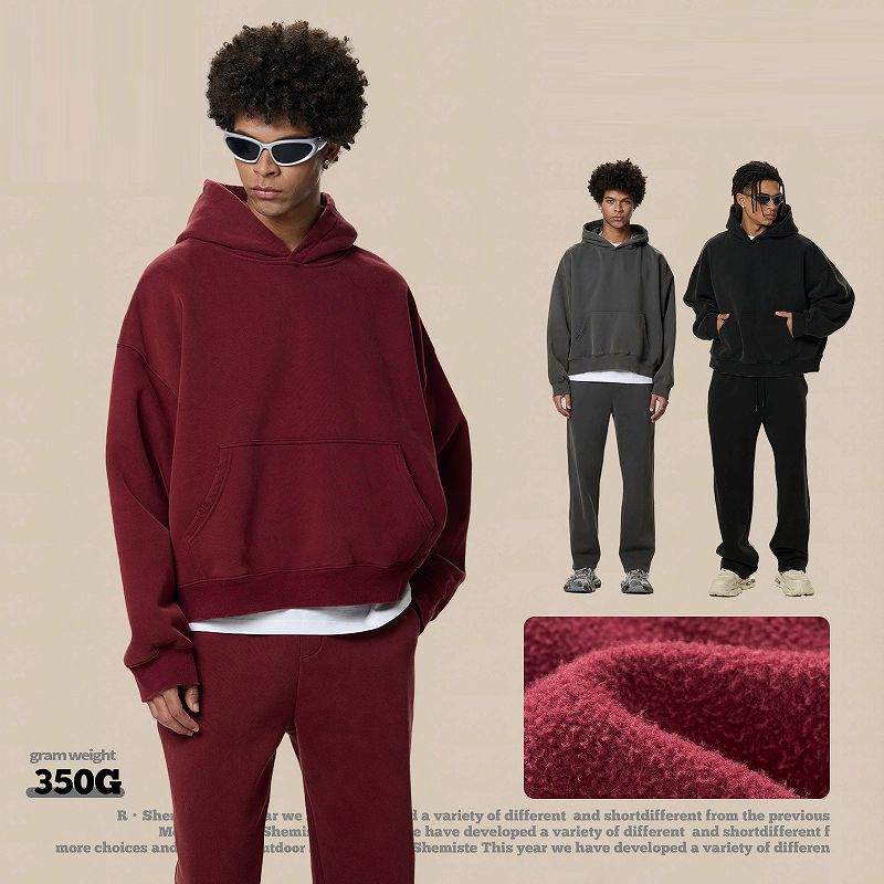 パーカー メンズ 厚手 無地 パーカー 男女兼用 ゆったり オーバーサイズ 全3色