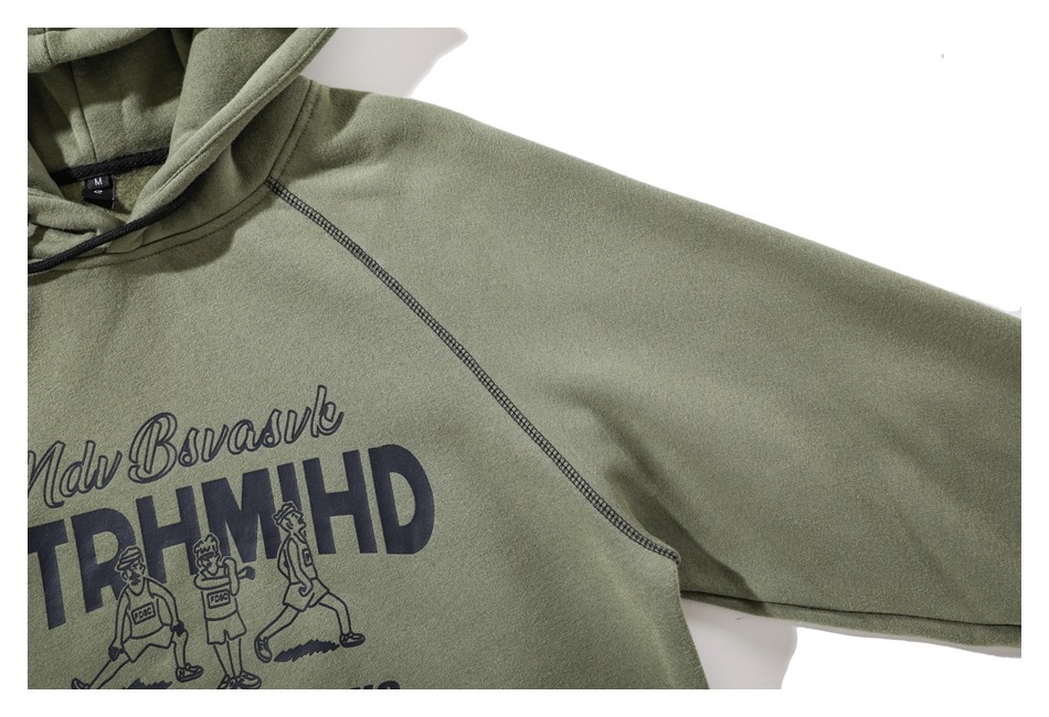 パーカー 裏起毛パーカー 男女兼用 プリント フード付き 秋冬 全2色