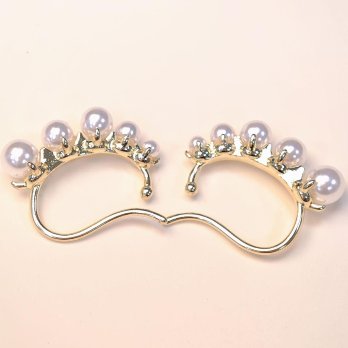 フープ ピアス 月光の雫 パールイヤーカフ